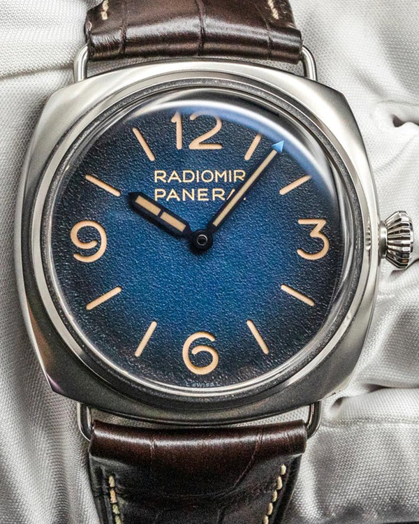 2024 Panerai Radiomir Tre Giorni 45MM Blue Dial Leather Strap (PAM01335)