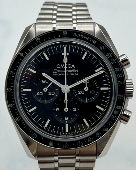 Omega Speedmaster Professional Moonwatch 42MM Black Dial Steel Bracelet (310.30.42.50.01.002)