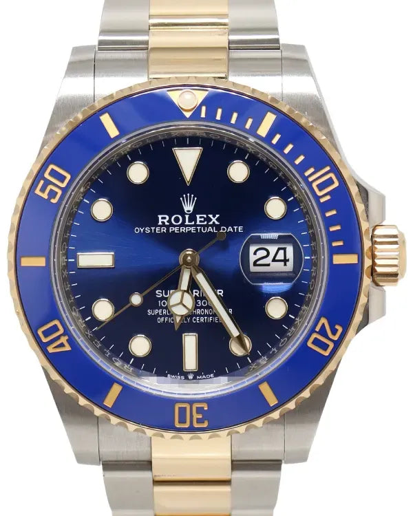 No Reserve - 2026 Rolex Submariner Date "Bluesy" 41MM Blue Dial Two-Tone Oyster Bracelet (126613LB)