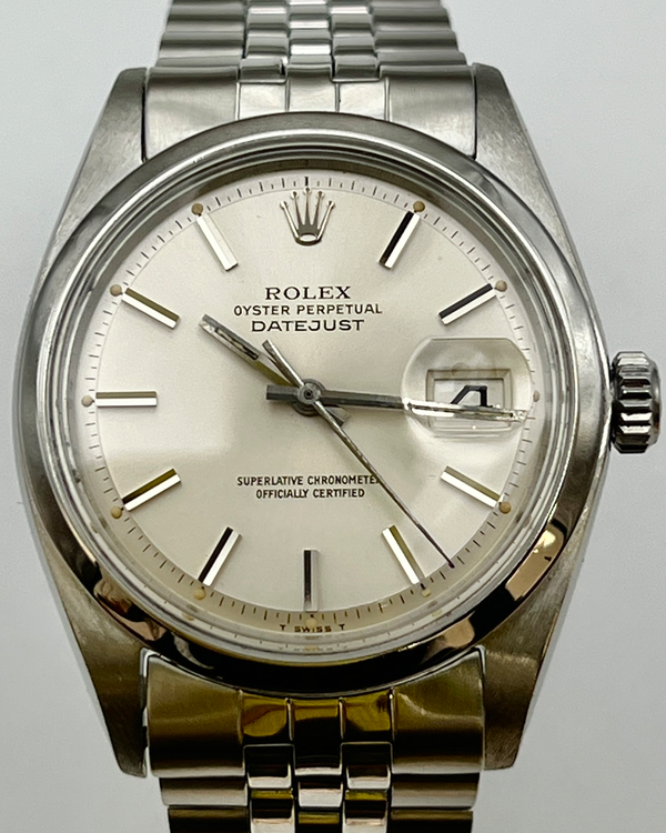 Rolex Datejust 36MM Silver Dial Steel Jubilee Bracelet (1600)
