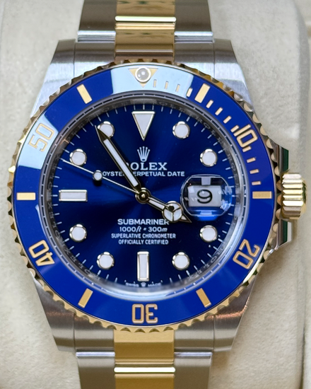 2026 Rolex Submariner Date "Bluesy" 41MM Blue Dial Two-Tone Oyster Bracelet (126613LB)
