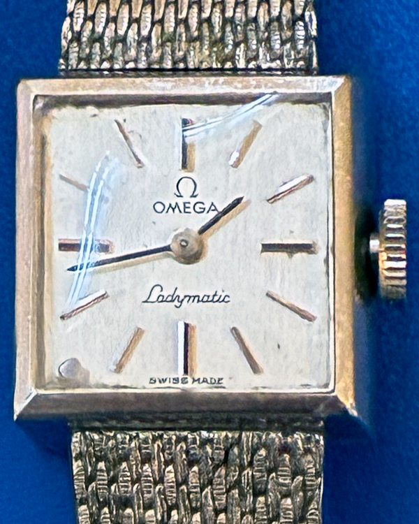 No Reserve - Omega Vintage 18MM Silver Dial Steel Bracelet (511.321)