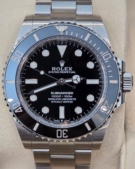 2022 Rolex Submariner No-Date 41MM Black Dial Oyster Bracelet (124060)