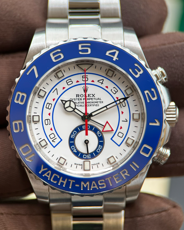 2019 Rolex Yacht-Master II 44MM White Dial Oyster Bracelet (116680)