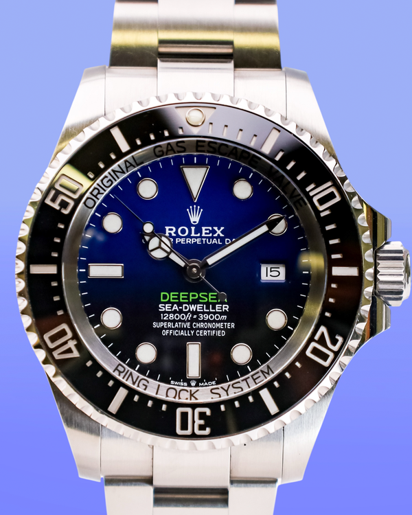 No Reserve - 2019 Rolex Sea-Dweller Deepsea 44MM Black Dial Oyster Bracelet (126660)