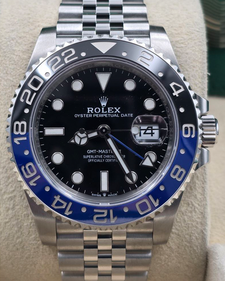 2020 Rolex GMT-Master II "Batgirl" 40MM Black Dial Jubilee Bracelet (126710BLNR)