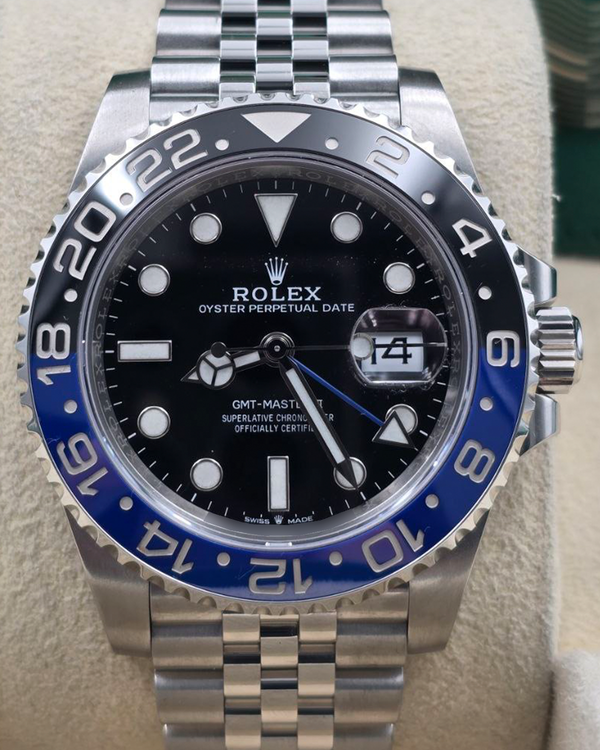 2020 Rolex GMT-Master II "Batgirl" 40MM Black Dial Jubilee Bracelet (126710BLNR)