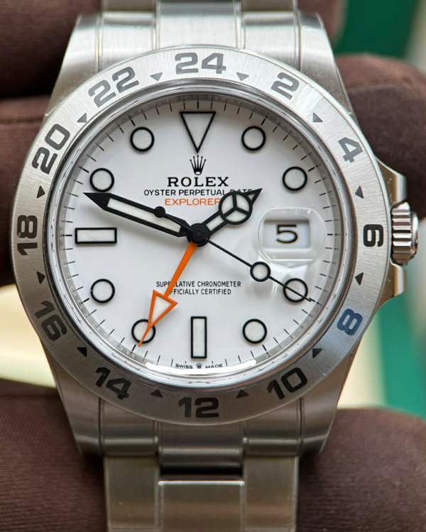 2022 Rolex Explorer II "Polar" 42MM White Dial Oyster Bracelet (226570)