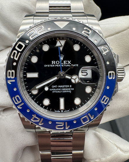 No Reserve - 2026 Rolex GMT-Master II "Batman" 40MM Black Dial Oyster Bracelet (126710BLNR)