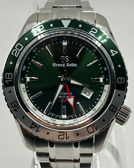 2018 Grand Seiko Sport Collection GMT 44.2MM Blue Dial Steel Bracelet (SBGJ237)