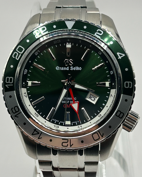2018 Grand Seiko Sport Collection GMT 44.2MM Blue Dial Steel Bracelet (SBGJ237)