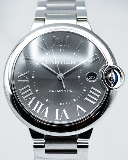 2022 Cartier Ballon Bleu 40MM Grey Dial Steel Bracelet (WSBB0060)