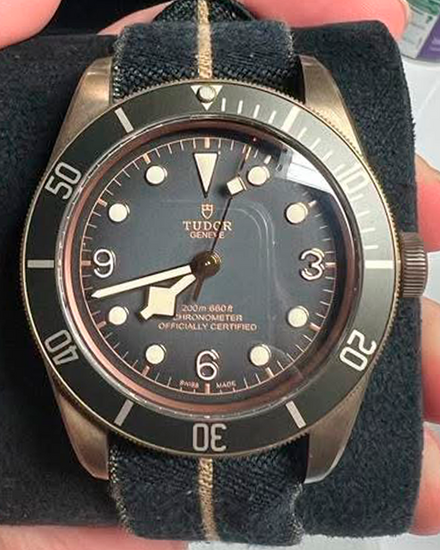 2020 Tudor Black Bay 43MM Grey Dial Textile Strap (79250BA)