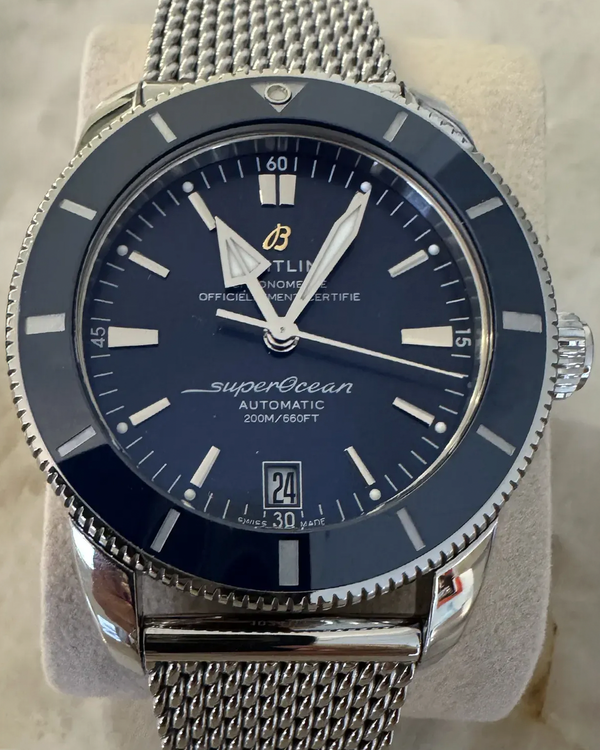 2024 Breitling Superocean Heritage II 42MM Blue Dial Steel Bracelet (AB2010161C1A1)