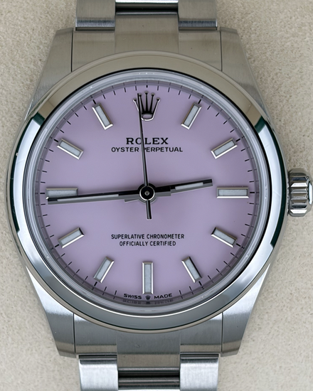 Rolex Oyster Perpetual 31MM Candy Pink Dial Oyster Bracelet (277200)