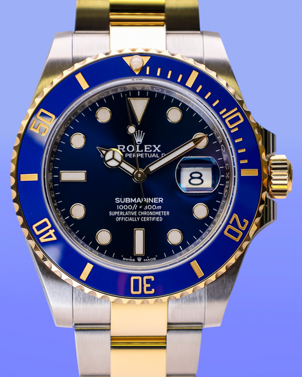 No Reserve - 2026 Rolex Submariner Date "Bluesy" 41MM Blue Dial Two-Tone Oyster Bracelet (126613LB)