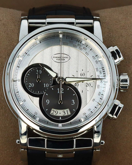 Parmigiani Fleurier Tonda Transforma L.E. 43MM Silver Dial Leather Strap (PFC228-0000100-XA1442)