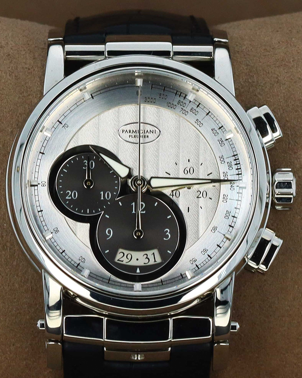 Parmigiani Fleurier Tonda Transforma L.E. 43MM Silver Dial Leather Strap (PFC228-0000100-XA1442)