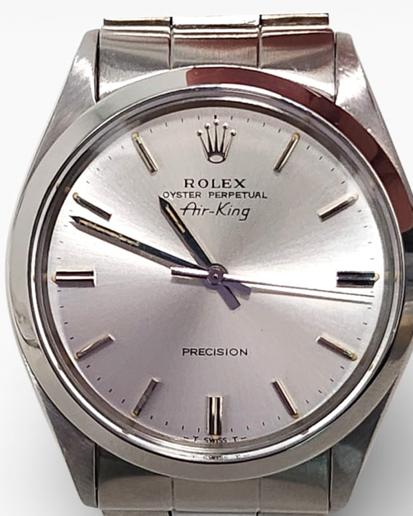 Rolex Air-King 34MM Silver Dial Oyster Bracelet (5500)