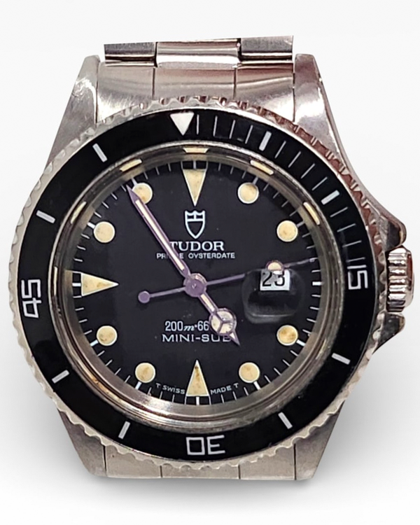 Tudor Submariner "Mini Sub" 33MM Black Dial Steel Bracelet (73090)