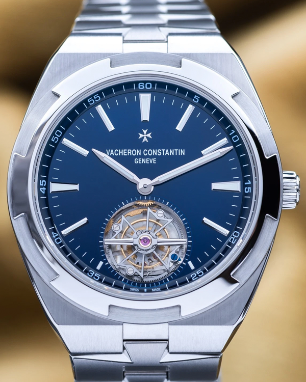 2020 Vacheron Constantin Overseas Tourbillon 42.5MM Blue Dial Steel Bracelet (6000V/110A-B544)