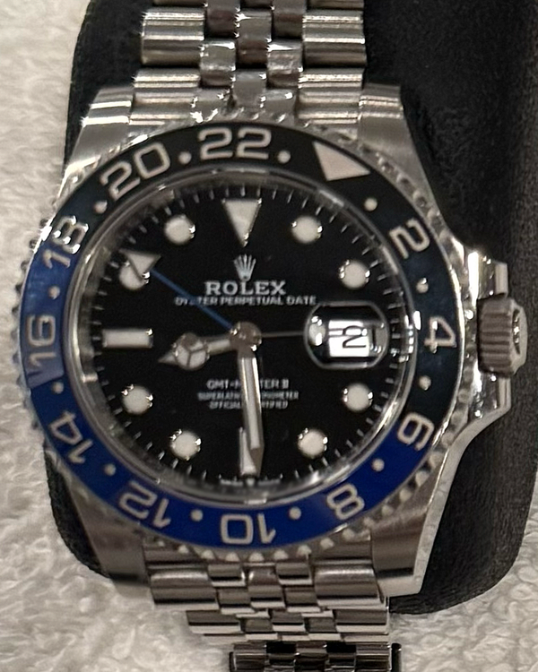 2022 Rolex GMT-Master II "Batgirl" 40MM Black Dial Jubilee Bracelet (126710BLNR)