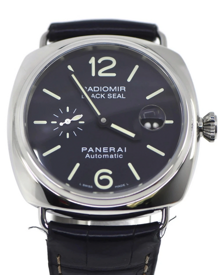 2011 Panerai Radiomir Black Seal 45MM Black Dial Leather Strap (PAM00287)