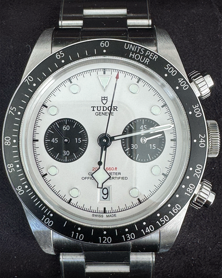 2023 Tudor Black Bay Chrono "Panda" 41MM White Dial Steel Bracelet (79360N)
