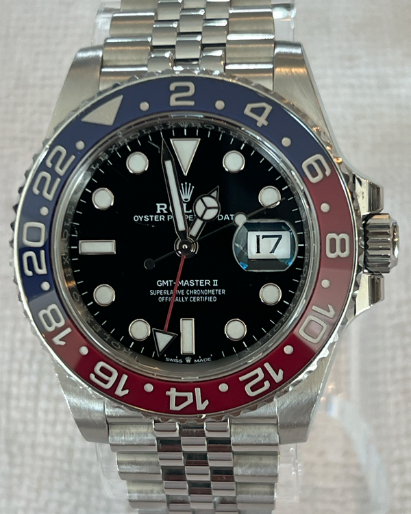2021 Rolex GMT-Master II "Pepsi" 40MM Black Dial Jubilee Bracelet (126710BLRO)