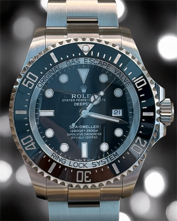 No Reserve - 2020 Rolex Sea-Dweller Deepsea 44MM Black Dial Oyster Bracelet (126660)