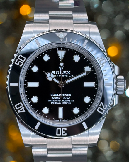 2022 Rolex Submariner No-Date 41MM Black Dial Oyster Bracelet (124060)