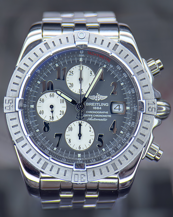 2008 Breitling Chronomat 43MM Grey Dial Steel Bracelet (A156B22PA)
