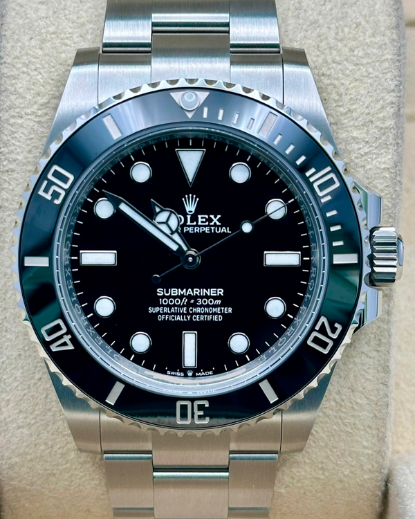 2025 Rolex Submariner No-Date 41MM Black Dial Oyster Bracelet (124060)