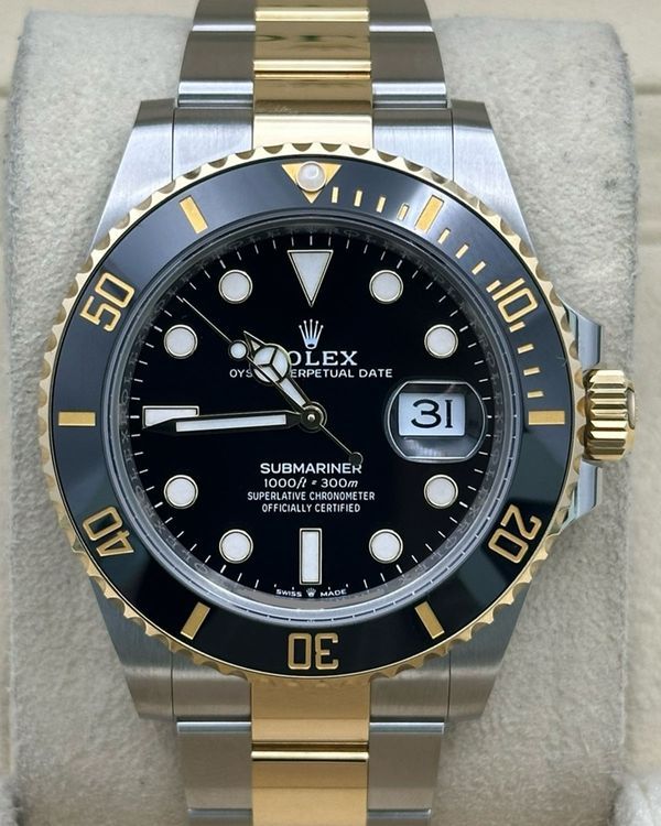 2023 Rolex Submariner Date 41MM Black Dial Two-Tone Oyster Bracelet (126613LN)