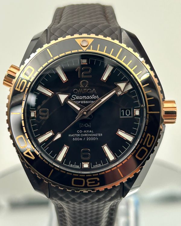 Omega Seamaster Planet Ocean 600M 39.5MM Brown Dial Rubber Strap (215.62.40.20.13.001)