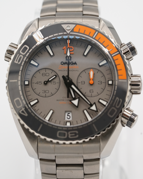 Omega Seamaster Planet Ocean 600M 45.5MM Grey Dial Titanium Bracelet (215.90.46.51.99.001)