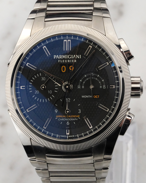 Parmigiani Fleurier Tonda 42MM Black Dial Steel Bracelet (PFC906-0000210-B00182)