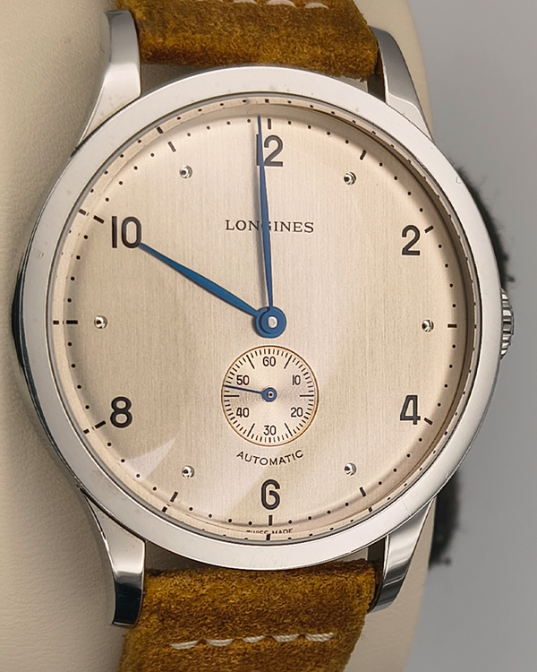 2017 Longines Heritage 1945 40MM Silver Dial Leather Strap (L2.813.4.66.0)