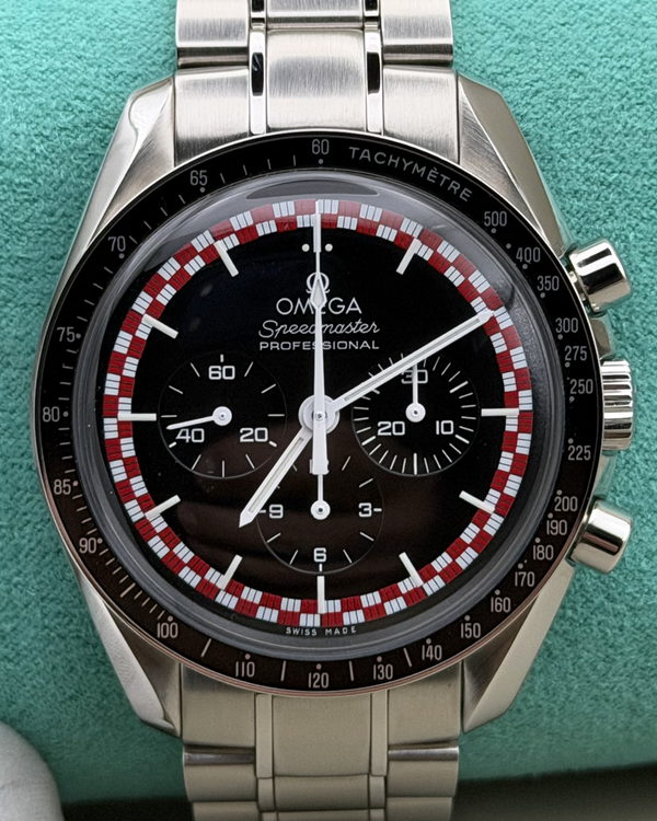 Omega Speedmaster Professional Moonwatch "Tintin" 42MM Black Dial Steel Bracelet (311.30.42.30.01.004)