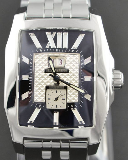 Breitling Bentley Flying B Big Date 36MM Black Dial Steel Bracelet (A16362)