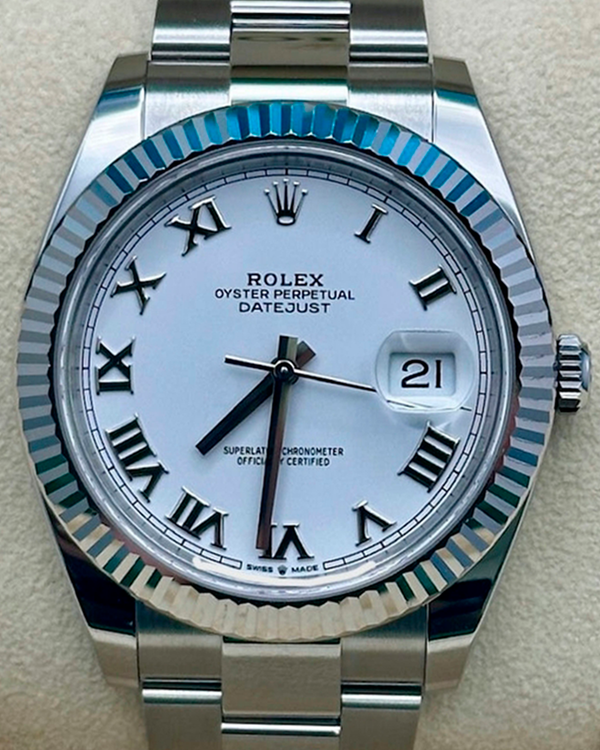 2026 Rolex Datejust 41MM White Dial Jubilee Bracelet (126334)