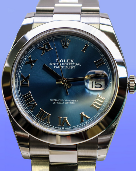 2026 Rolex Datejust 41MM Blue Dial Oyster Bracelet (126300)