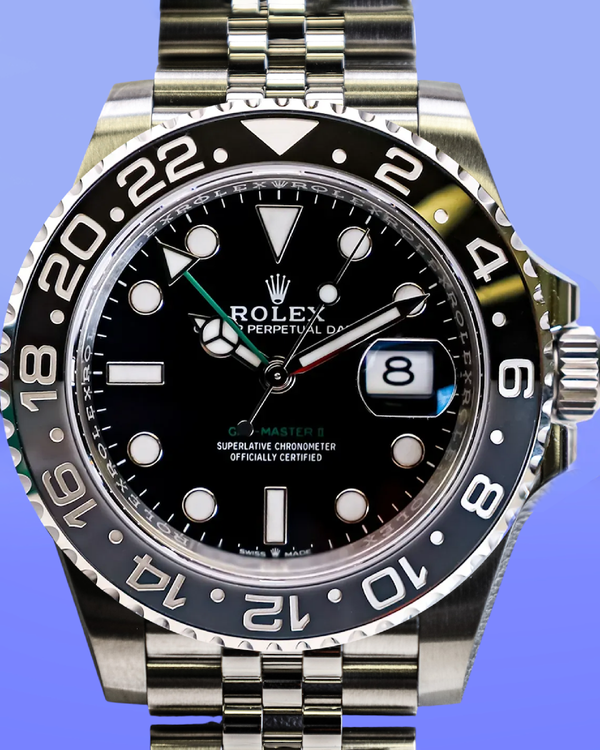 2026 Rolex GMT-Master II "Bruce Wayne" 40MM Black Dial Jubilee Bracelet (126710GRNR)
