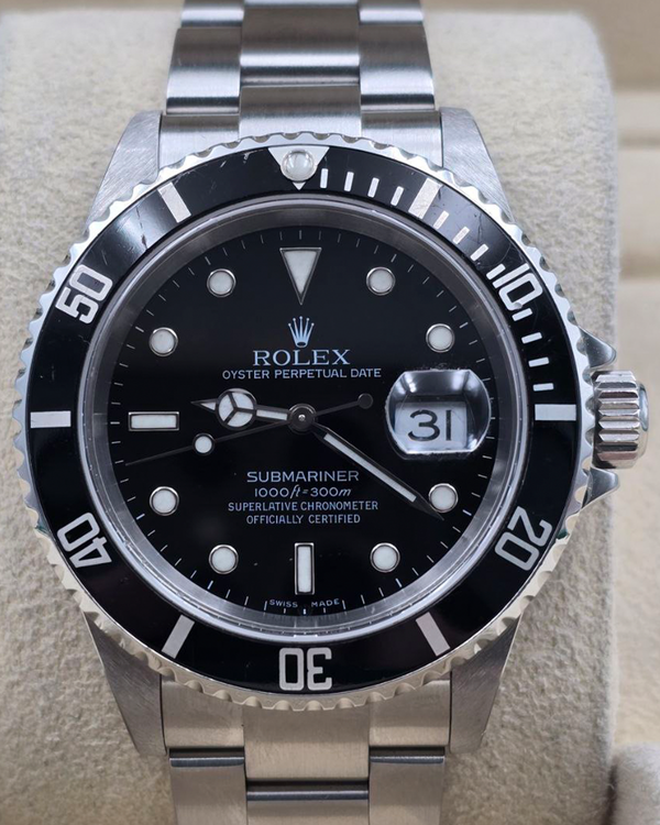 2005 Rolex Submariner Date 40MM Black Dial Oyster Bracelet (16610)