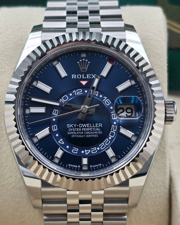 2026 Rolex Sky-Dweller 42MM Blue Dial Jubilee Bracelet (336934)