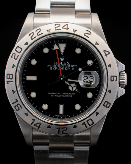 2007 Rolex Explorer II 40MM Black Dial Oyster Bracelet (16570)