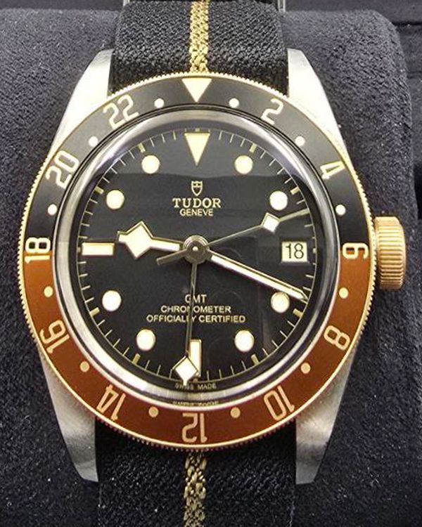 2023 Tudor Black Bay S&G GMT "Rootbeer" 41MM Black Dial Textile Strap (79833MN)