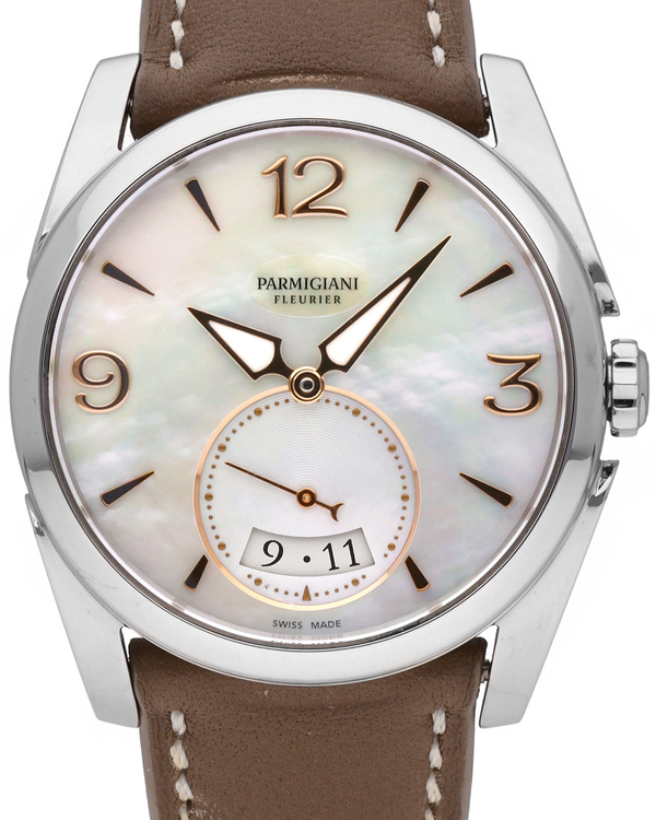 2026 Parmigiani Fleurier Tonda Métropolitaine 33.1MM Mother of Pearl Dial Leather Strap (PFC273-0003300)