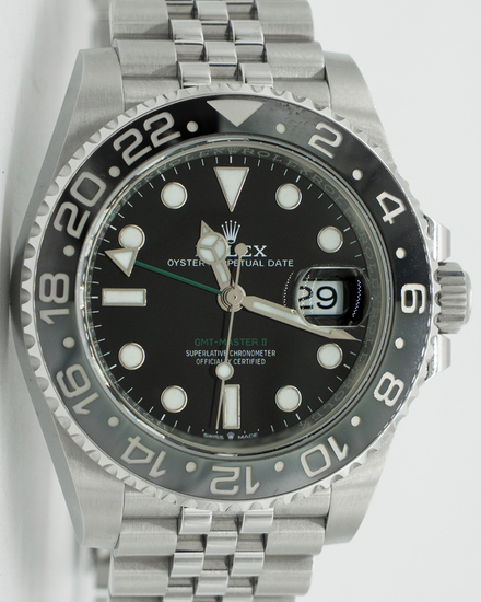 2025 Rolex GMT-Master II "Bruce Wayne" 40MM Black Dial Jubilee Bracelet (126710GRNR)