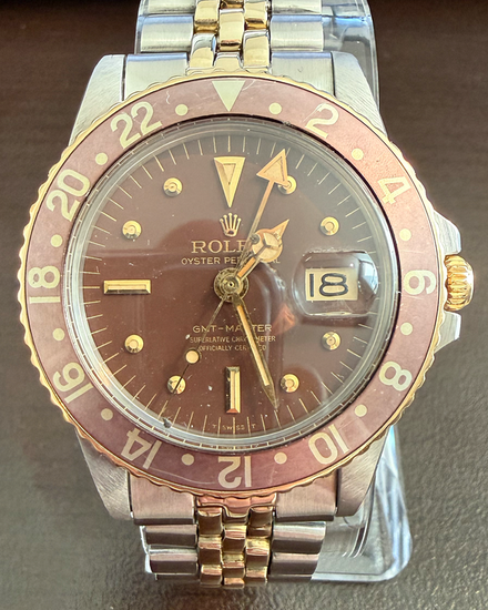 Rolex GMT-Master "Root Beer" 40MM Brown Dial Two-Tone Jubilee Bracelet (16753)